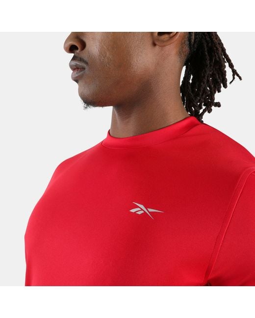 Reebok Red Id Short Sleeve Vector T-Shirt