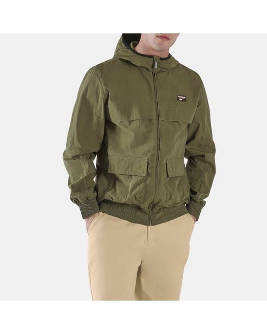 Reebok Green Heritage Cargo Jacket