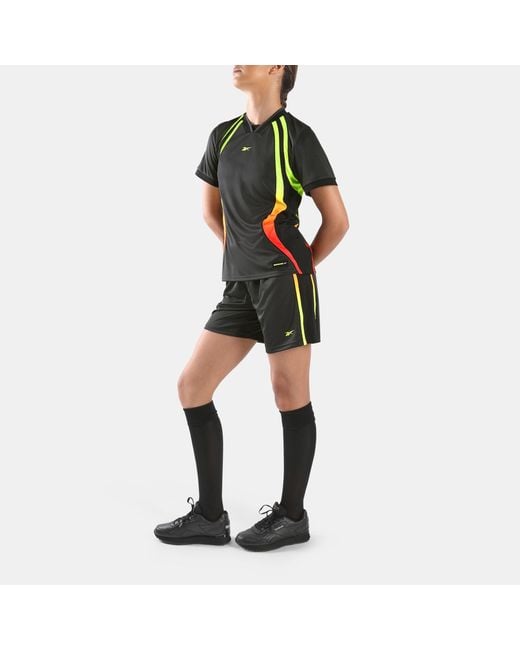 Reebok Black Sidewinder Football 6" Shorts