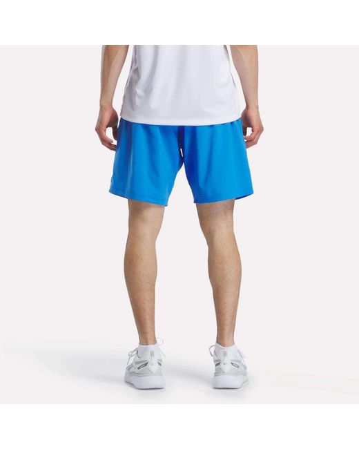 Reebok Blue Woven Shorts for men