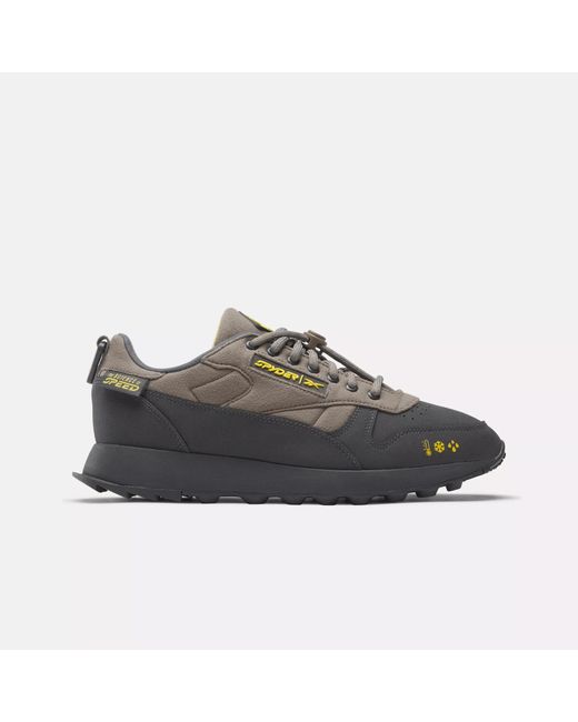Reebok Spyder X Classic Leather Trail Shoes in Gray | Lyst