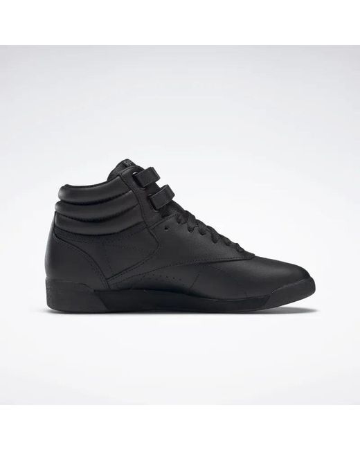 Reebok Black Freestyle Hi Trainers
