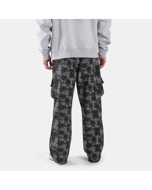 Reebok Gray Alt Sport Camo Cargo Shell Trousers