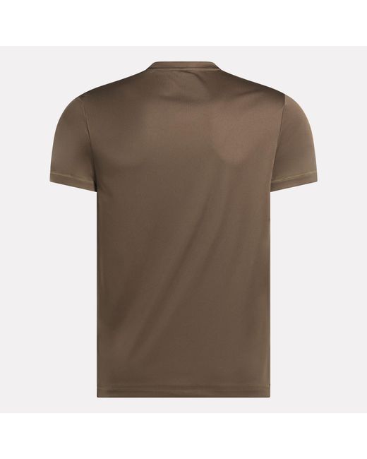 Reebok Brown Id Train Tech T-Shirt