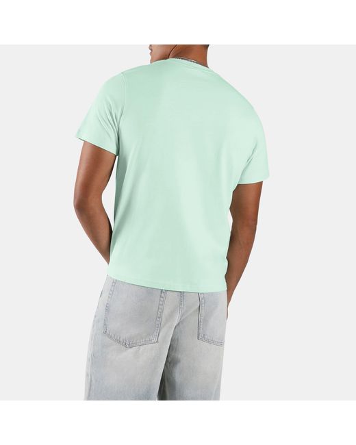 Reebok Blue Chad Big Logo Crew Neck Tee