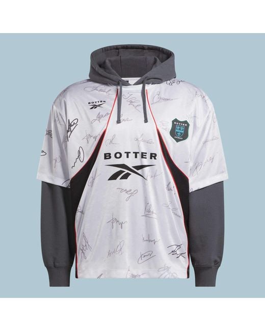 Reebok Blue X Botter Ltd Soccer Hybrid Hoodie for men