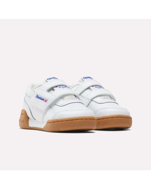 Reebok White Workout Plus Shoes