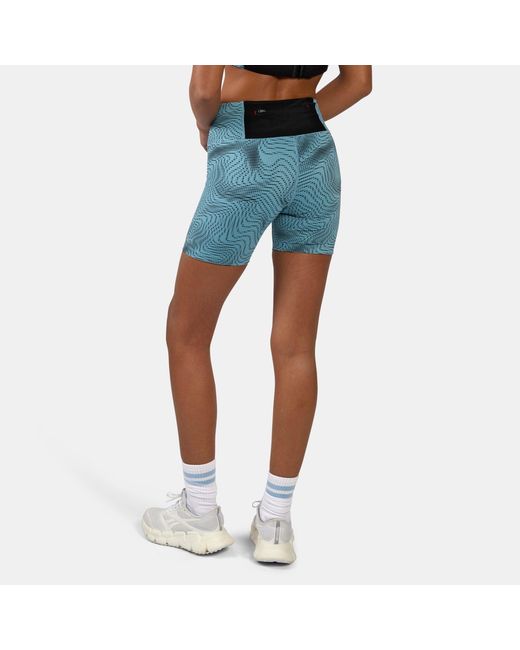 Reebok Blue Rbk Lab Running Printed Shorts