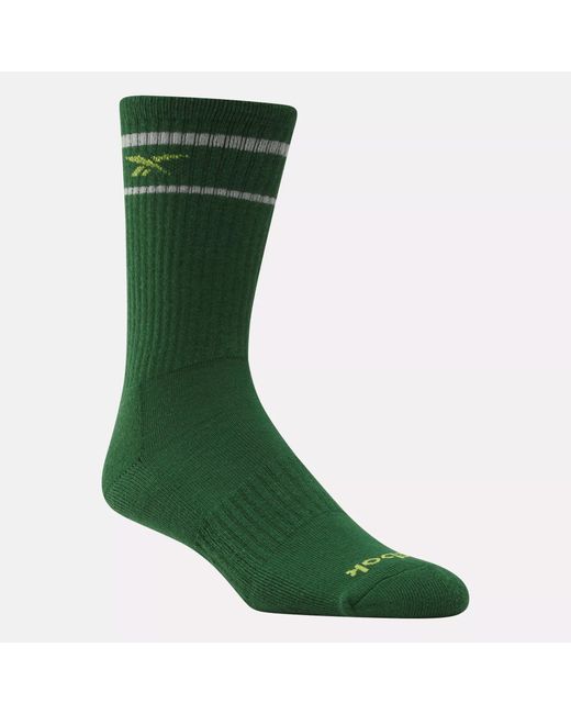 Reebok Green Crew Court Sport Socks for men
