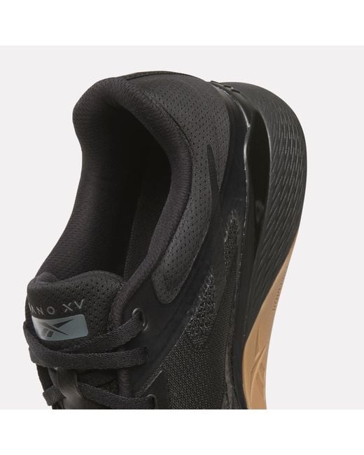 Reebok Black Nano X5 Training Shoes, Lee