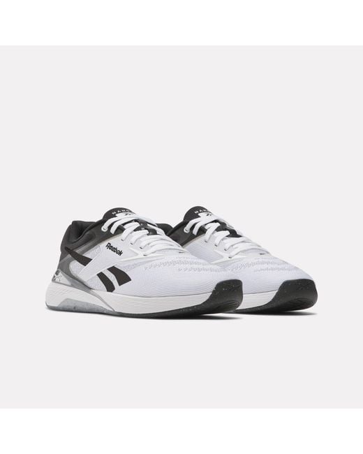 Reebok White Nano X5 Training Shoes