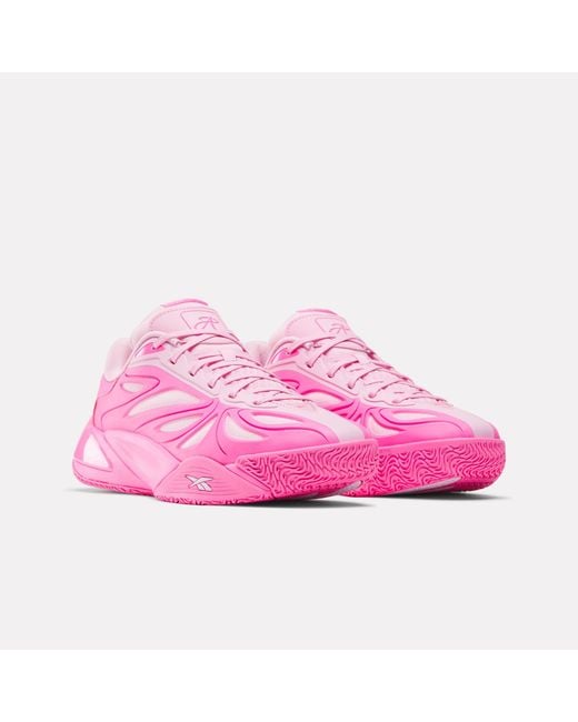 Reebok Pink Angel Reese 1 Basketball Shoes