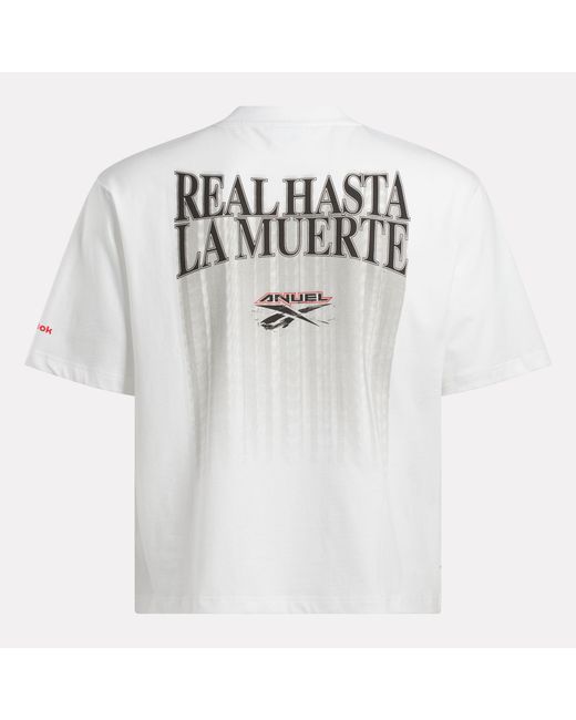 Reebok White Anuel X Graphic Tee