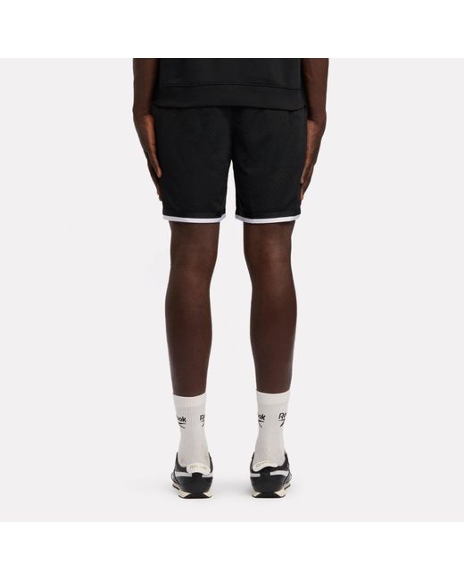 Reebok Black Rbk.B 7" Basketball Transition Shorts