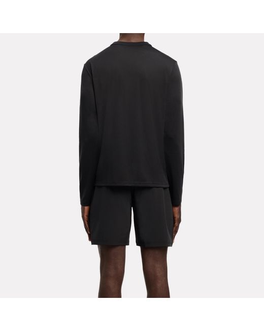 Reebok Black Id Basketball Long Sleeve Shooting T-Shirt