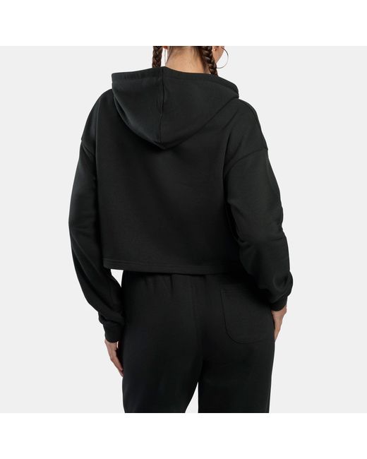 Reebok Black Embossed Edge Hoodie