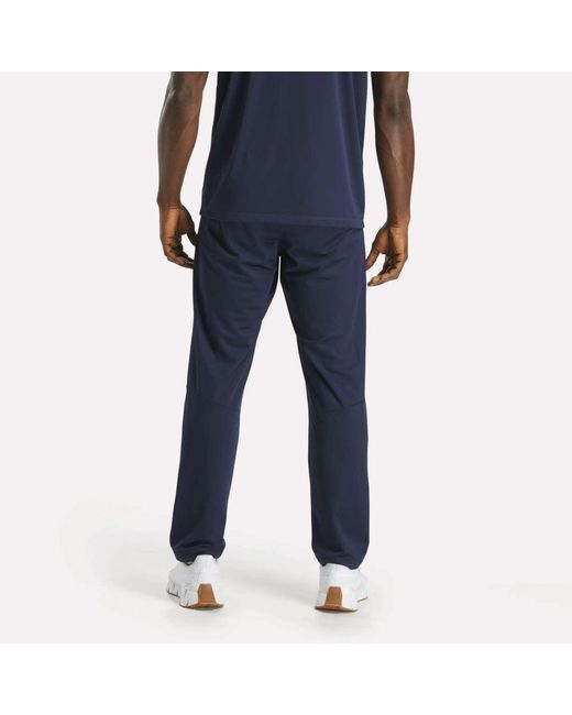 Reebok Blue Train Knit Pants for men