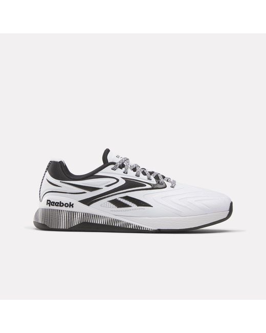 Reebok White Nano X5 Edge Training Shoes