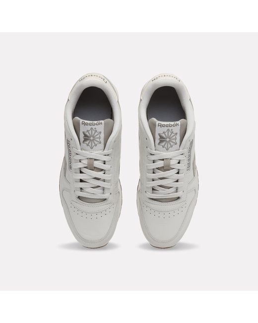 Reebok White Classic Leather Sneakers