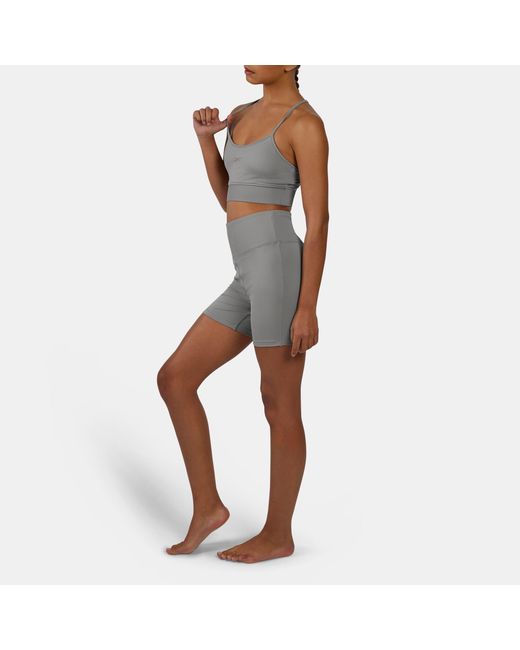 Reebok Gray Lux Peached Booty Shorts