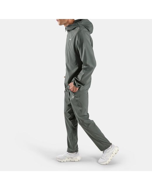 Reebok Id Train Geweven Jogger Broek, Afmeting in het Gray voor heren