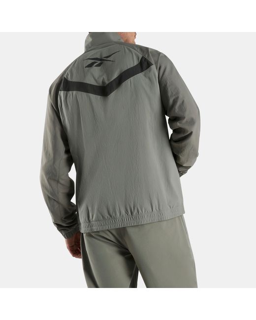 Reebok Gray Rbk.Basketball Track Top