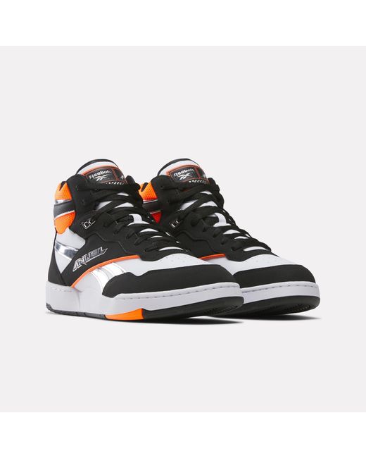 Reebok Black X Anuel Aa Bb 4000 Ii Mid Retro Basketball Sneakers