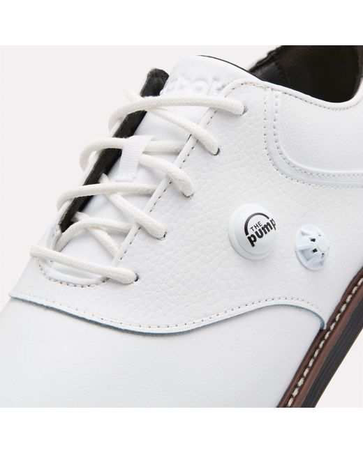 Reebok White Og Pump Golf Shoes