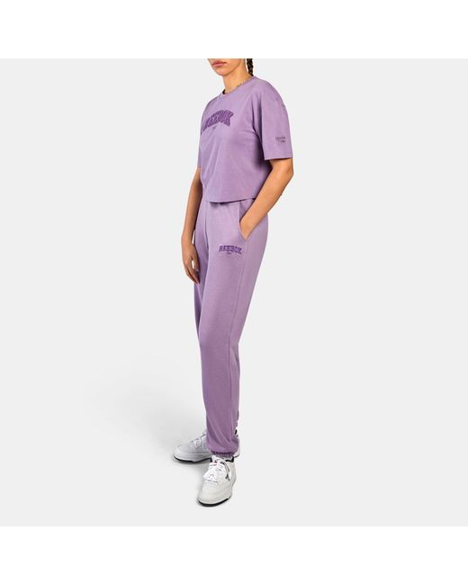 Reebok Purple Prep Chenille T-Shirt