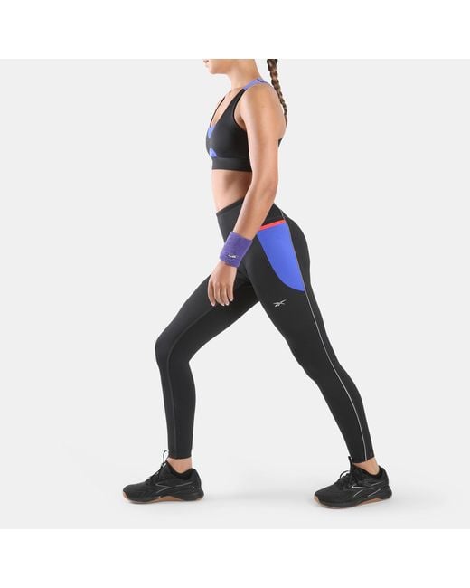 Reebok Blue Rbk Lab Leggings