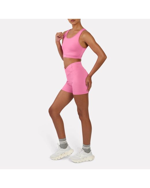 Reebok Pink Tulip Core High Impact Sports Bra Top