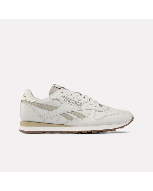 Reebok White Classic Leather Sneakers