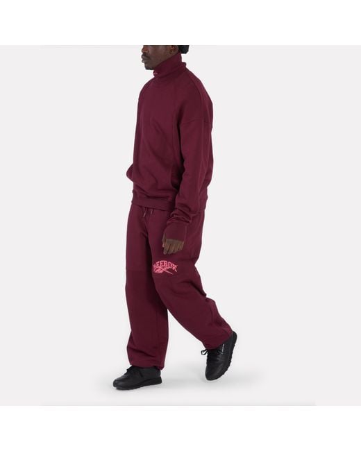 Reebok Red Graphic Sweatpants