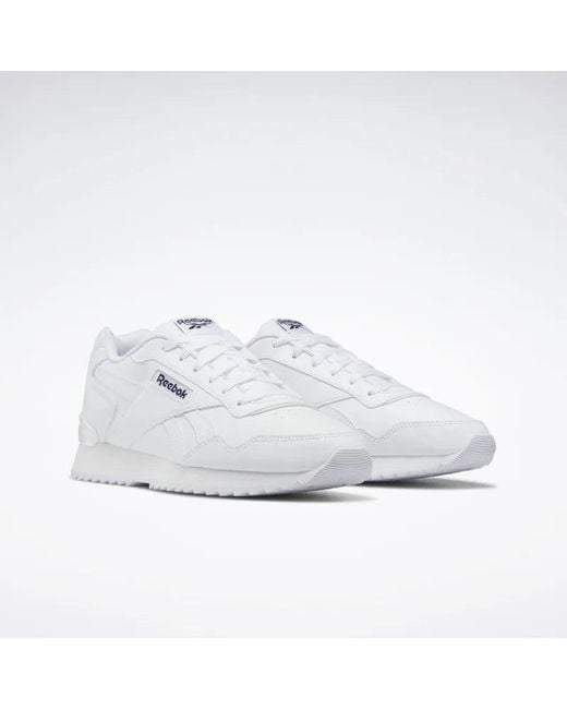 Reebok White Glide Ripple Clip Trainers
