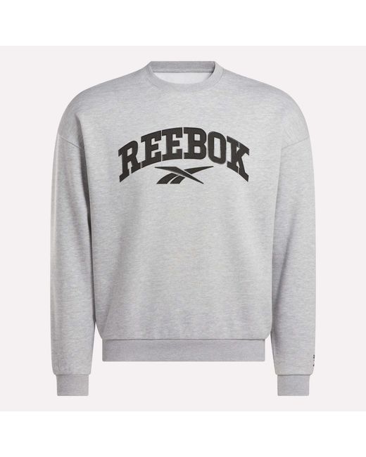 Reebok Gray Cottle Sweatshirt for men