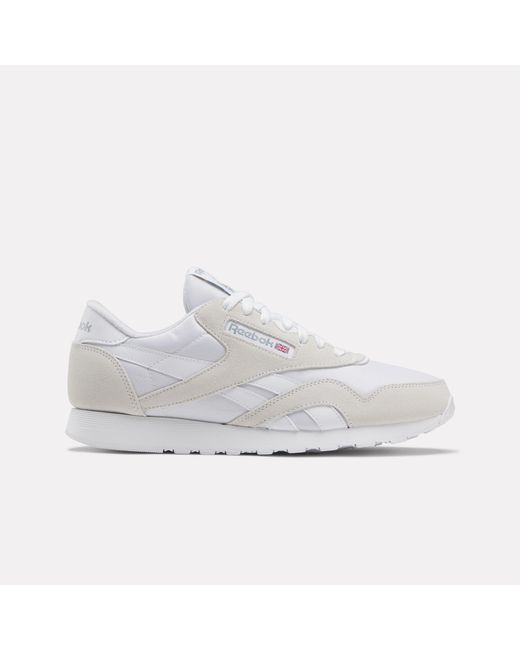 Reebok White Classic Nylon Trainers for men