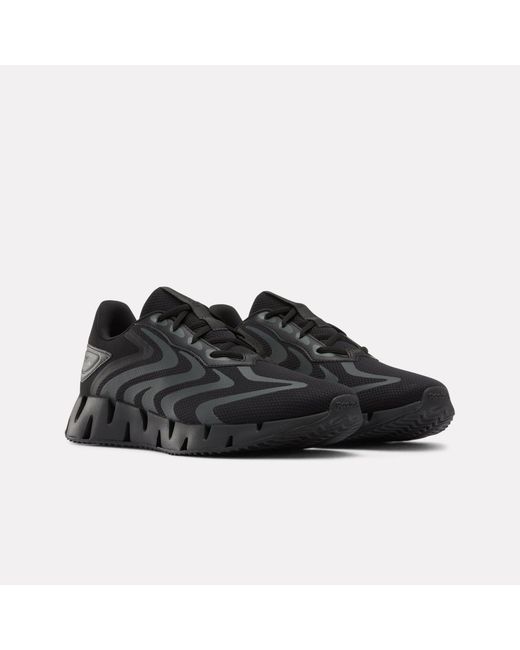 Reebok Black Zig Rise Running Shoes