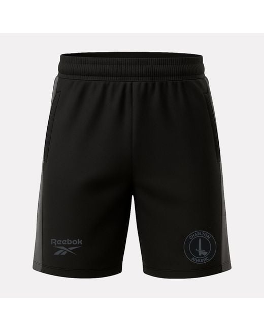 Reebok Black Charlton Athletic Travel Shorts