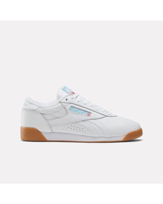 Reebok White Freestyle Low Trainers