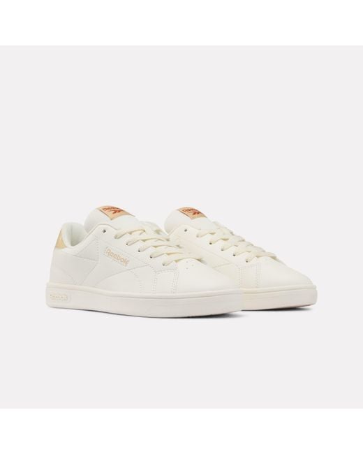 Reebok White Court Clean Sneakers