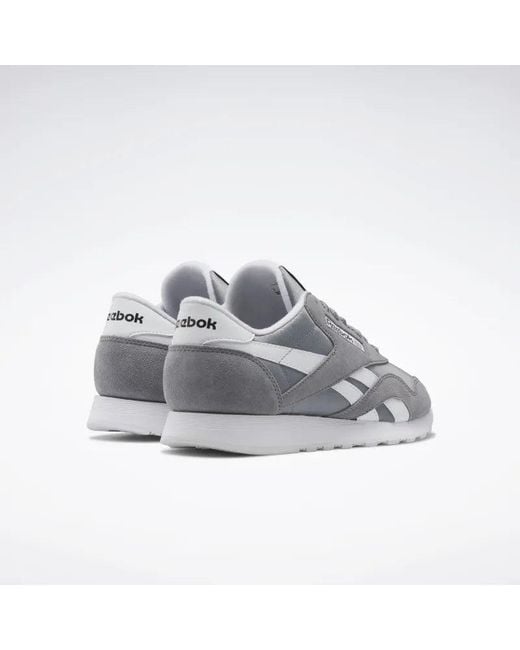 Reebok Gray Classic Nylon Trainers