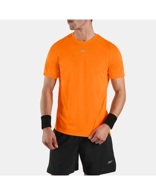 Reebok Orange Id Run T-Shirt