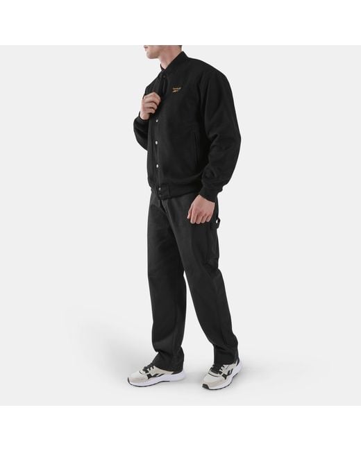 Reebok Black Workwear Canvas Trousers