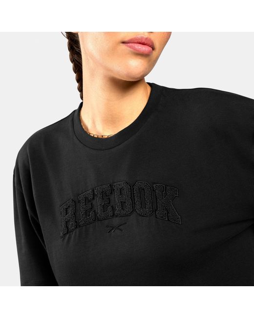 Reebok Black Prep Chenille T-Shirt
