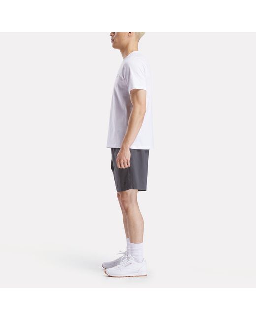Reebok White Id Small Logo T-Shirt