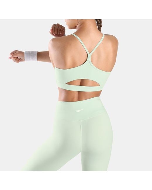 Reebok Green Kendal Core Strappy Sports Bra