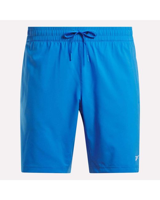 Reebok Blue Woven Shorts for men