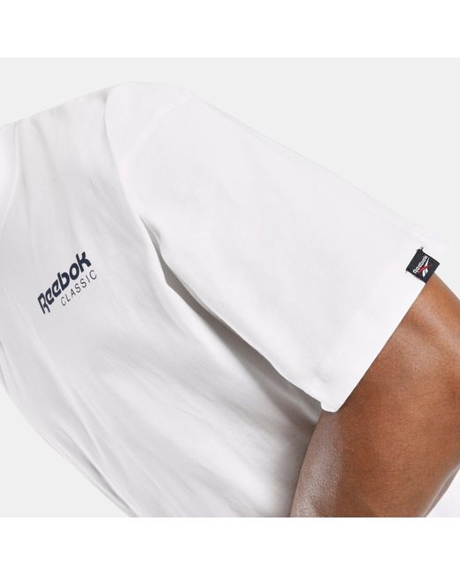 Reebok White Starcrest Relaxed T-Shirt