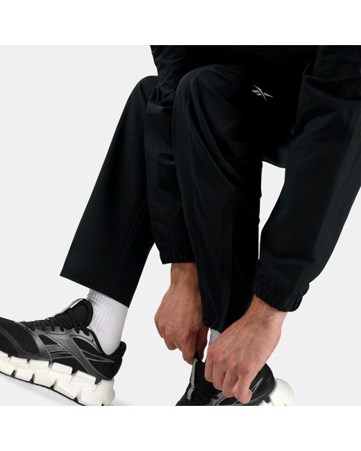 Reebok Black Rbk.Basketball Snap Pant
