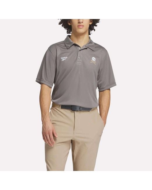 Reebok Gray Crushers Replica Polo for men